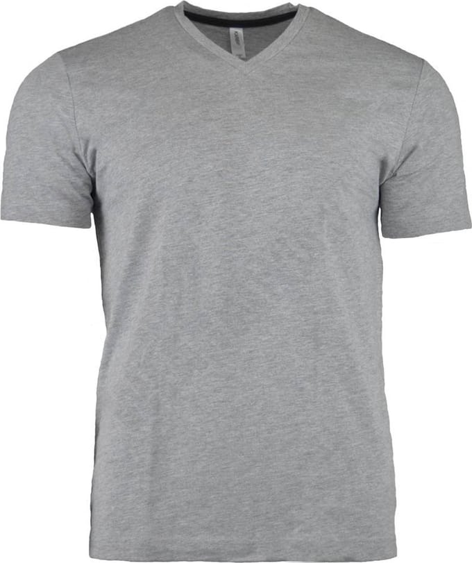 Kariban T-shirt V-hals korte mouwen K357 - Oxford Grey - S