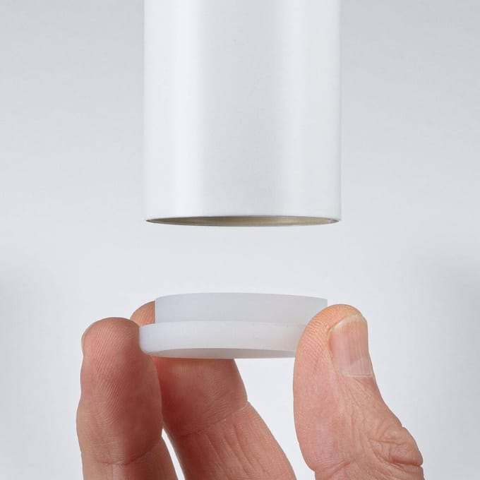 Hanglamp Ravi IP44 E27 max. 60W Wit mat dimbaar