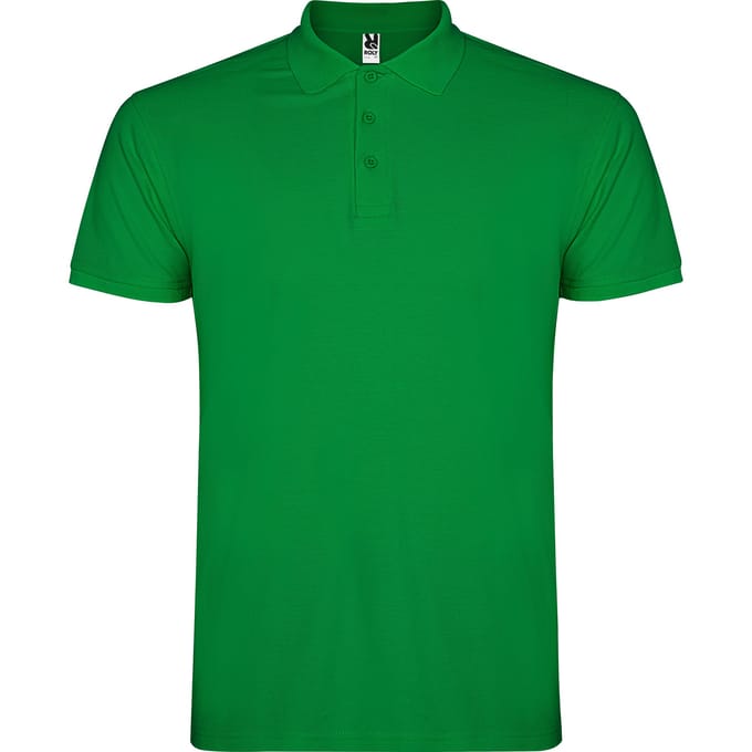 Roly Heren Ster Poloshirt (Tropisch Groen)
