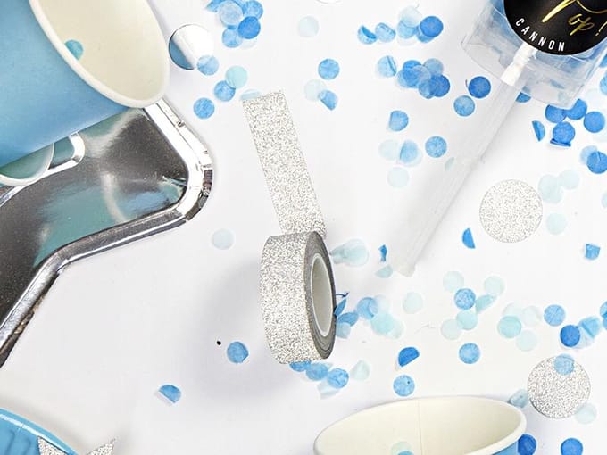 Partydeco - Decoratief DIY Tape - Mix - Goud (4 rollen)
