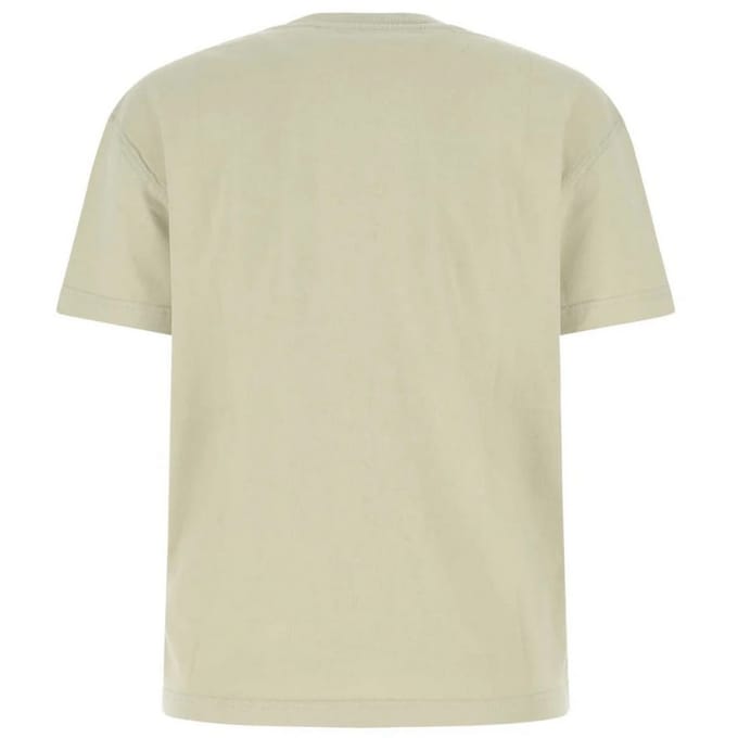 Gebroken wit OW-logo, regular fit beige T-shirt
