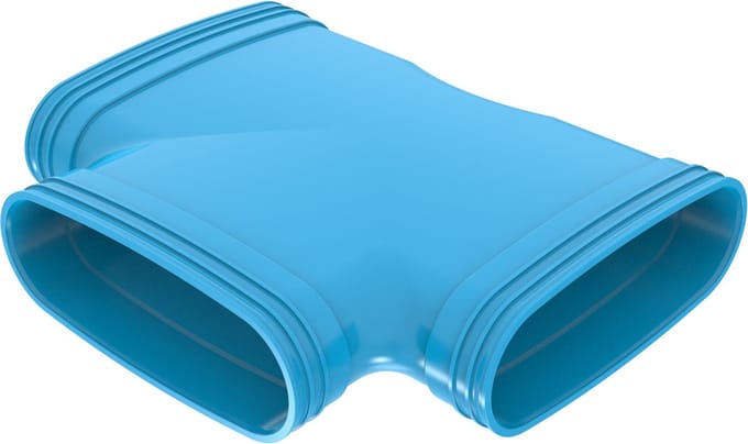 Wavin Ventiza PVC T-ST 235X235 90 3M