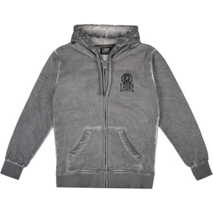 Capuchon sweaters Leone 1947 Boy Hoody Full Zip Washed
