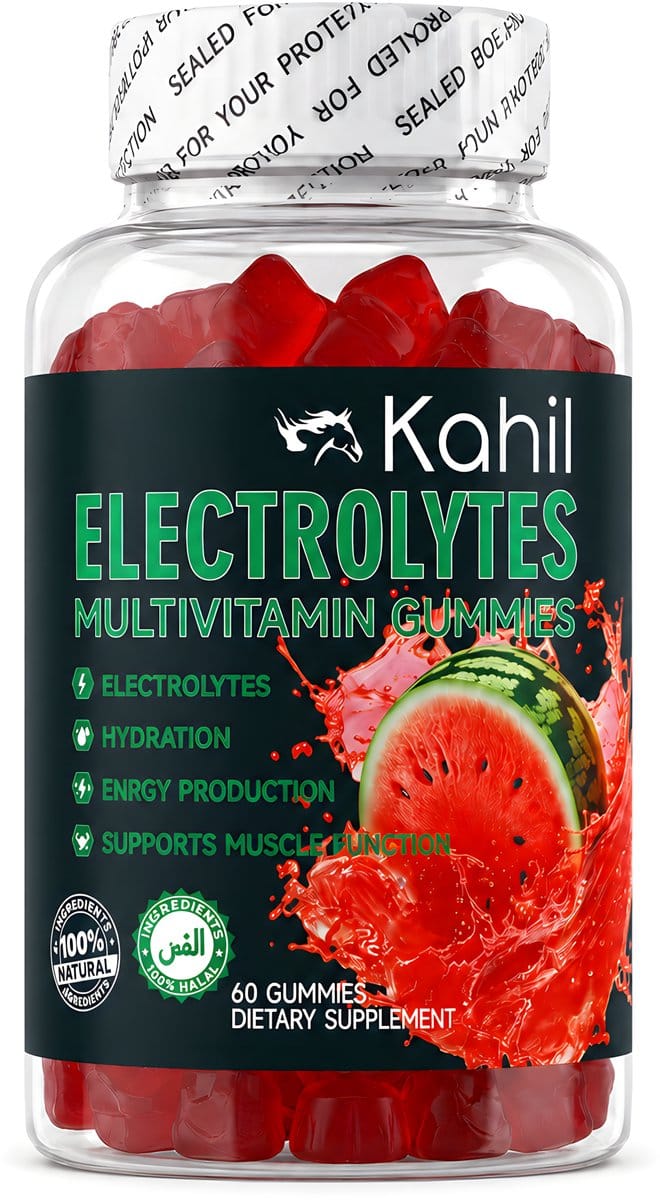 Kahil Electrolytes Gummies met Multivitaminen Watermeloen 60 Stuks