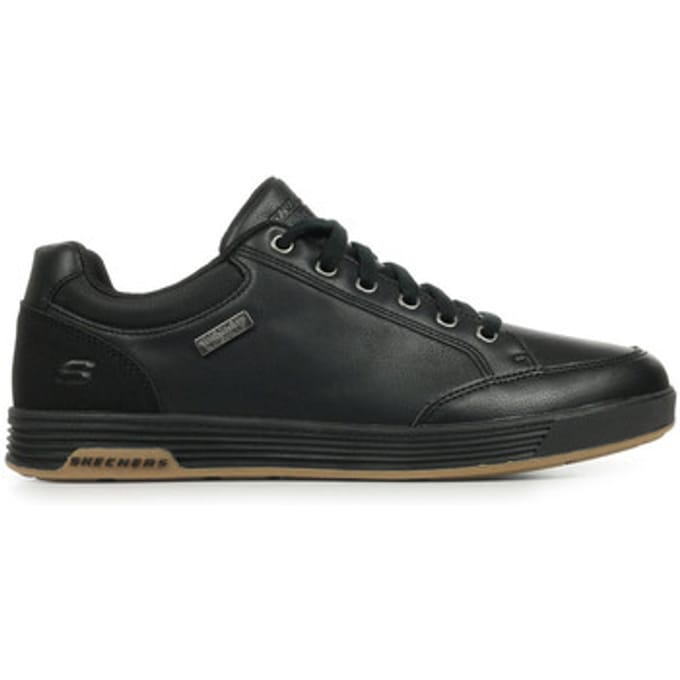 Skechers Cavell Sparkman leren sneakers zwart