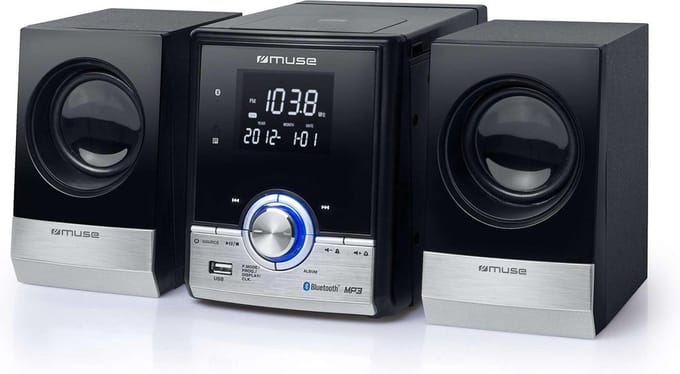 Muse M-38BT - Micro-audiosysteem met CD/MP3, USB en bluetooth
