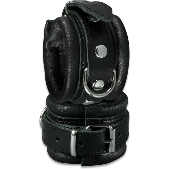 XX-Dreamtoys - Gevoerde Lederen Handboeien