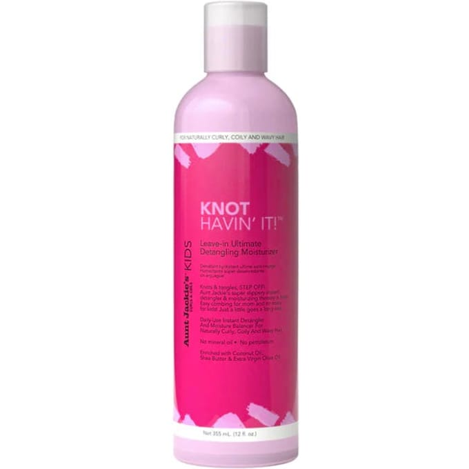 Aunt Jackies Girls Fabulous Curls & Coils Knot Having' It Leave in Detangling Moisturizer 355 ml