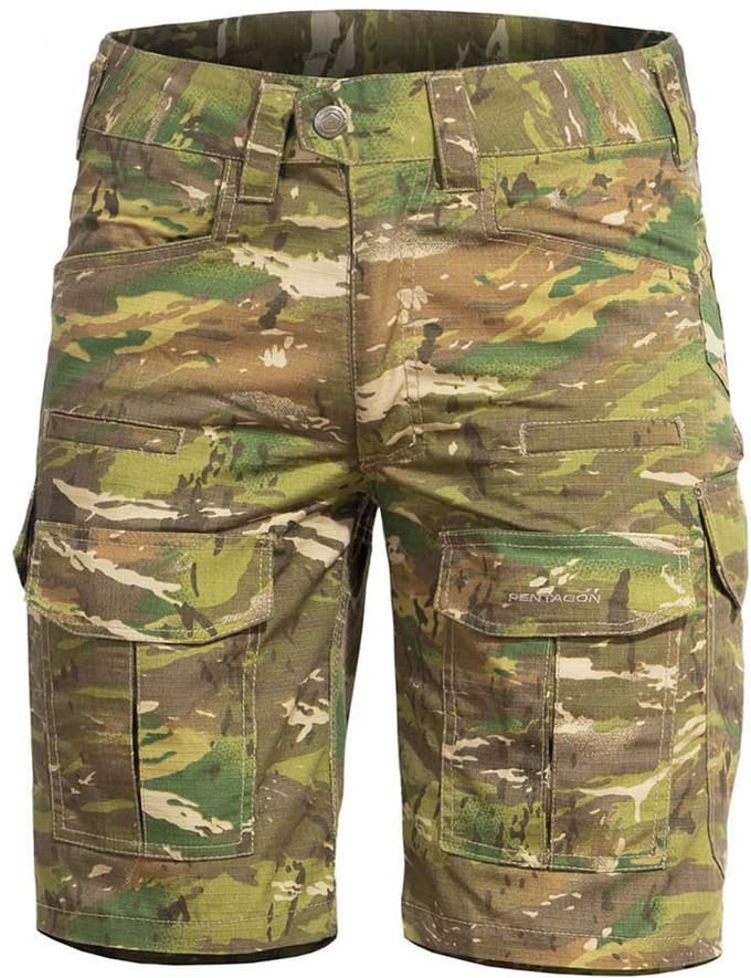 Pentagon Lycos Sp Camo Korte Broek Groen 38 Man