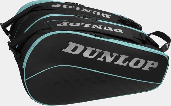 Dunlop - PALETERO ELITE - Unisex Sporttas - Zwart/Groen