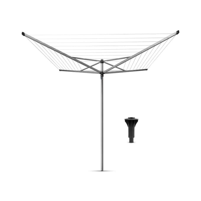 Brabantia Droogmolen 40 m Topspinner Met  Kunststof Betonanker