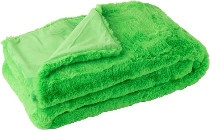 J-Line deken Cutie - polyester - groen