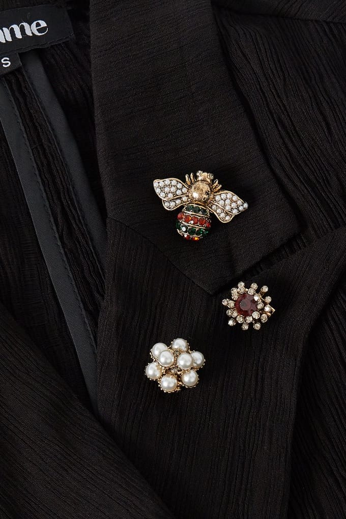 Trendy - Broche - Sierspeld - Broche Trio Busy Bee - Multi