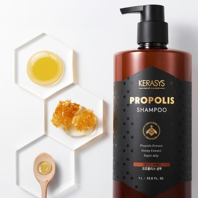 [KERASYS] Propolis Beschadigd Haar Reparatie Shampoo 1000ml black