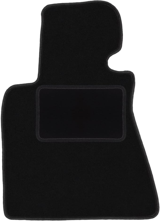 Bestuurdersmat zwart voor: BMW 7 E66 sedan lang (2001-2008)