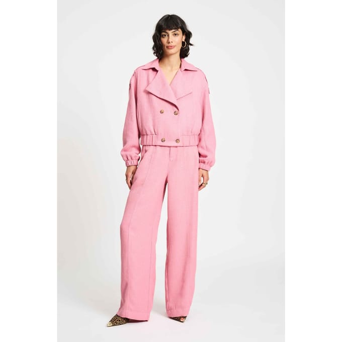 POM Amsterdam Jacket - Bouclé Sweet Pink Taglia: 38 | Giacche corte Outlet | Donna | Rosa