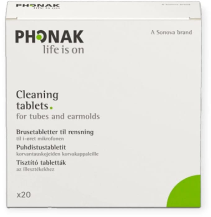Phonak reinigingstabletten – 20 stuks
