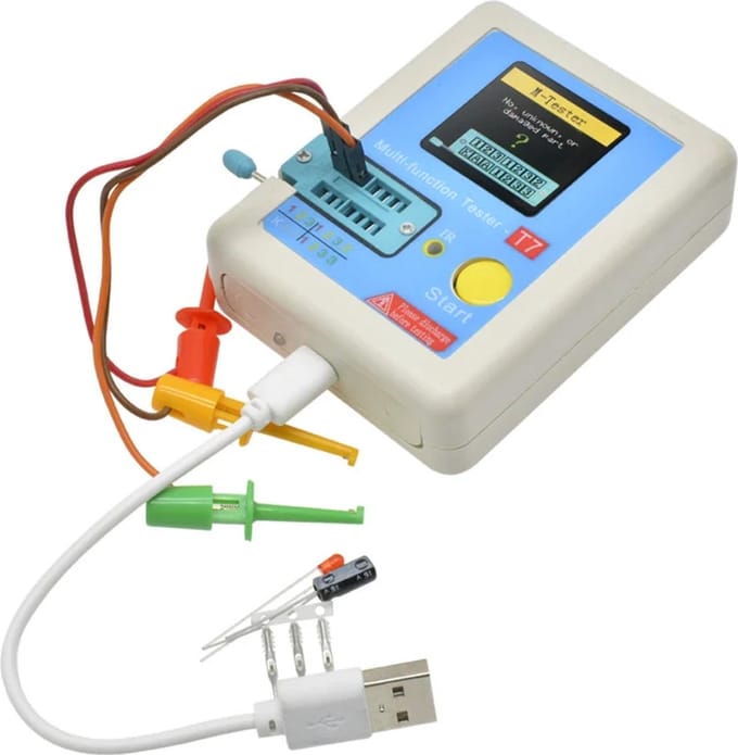 OTRONICÂ® Full-Color Multifunciontionele Transistortester met accu