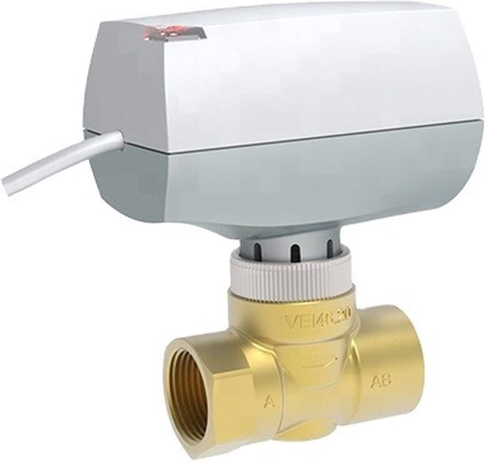Zoneregeling - 3/4" -  Tweeweg afsluiter incl klep/motor - Stadsverwarming
