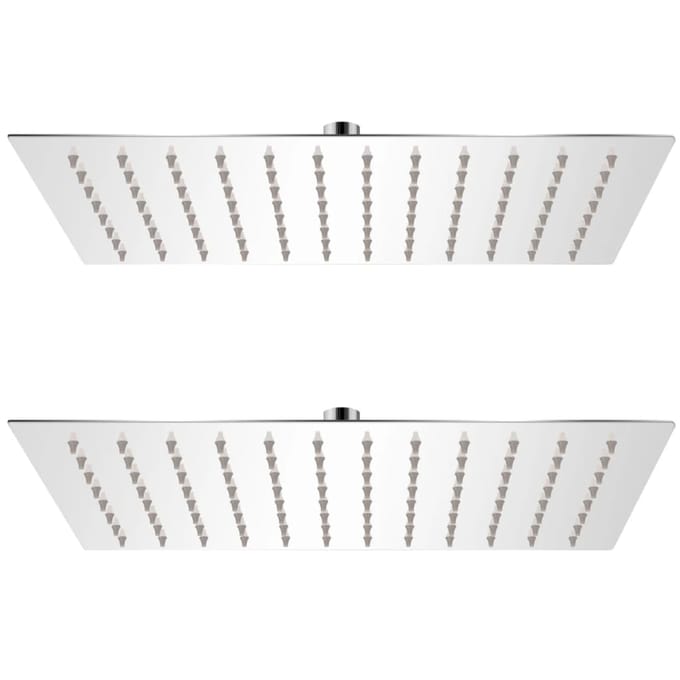 vidaXL - Regendouchekop - 2 - st - 20x30 - cm - roestvrij - staal