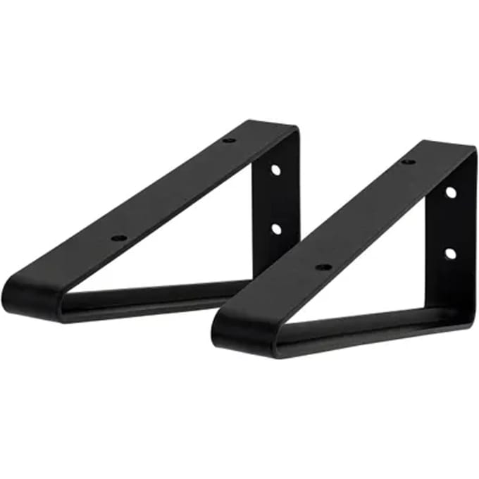 Duraline Plankdrager Contour S2 Staal Zwart 7x19cm