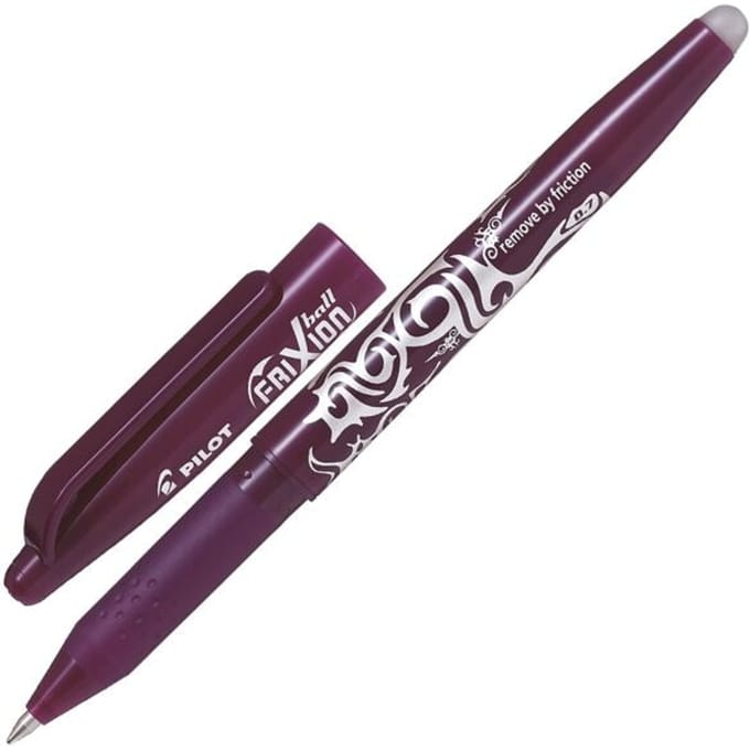 Frixion roller ball pen - Uitgumbaar - 0,7 mm - Wijnrood