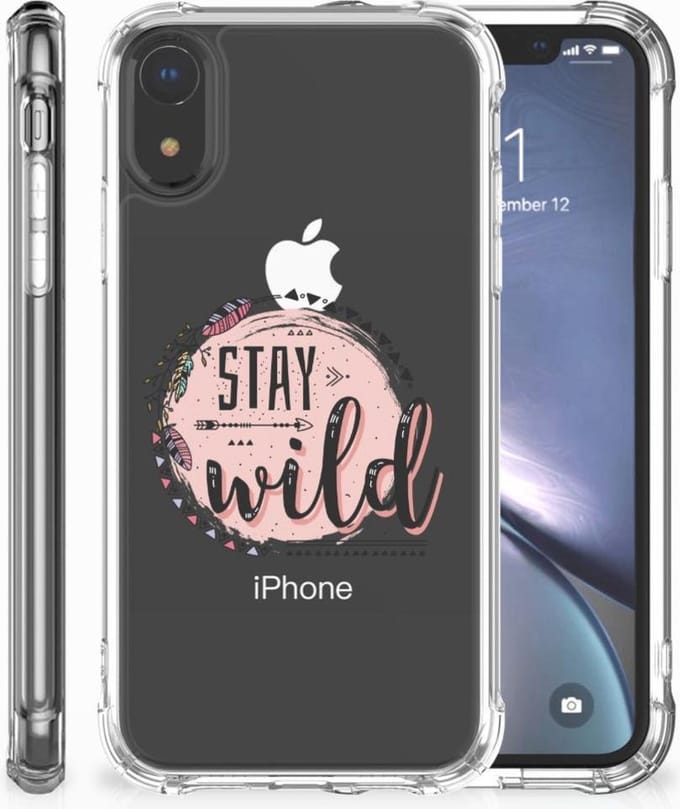 Apple iPhone Xr Stevig Bumper Hoesje Boho Stay Wild