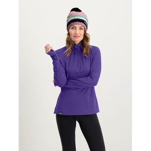 Poederbaas Midlayer Pully Dames Four Seasons Lightweight Paars-M