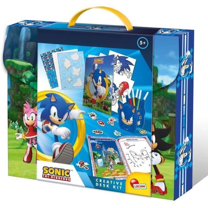 Creatieve kantoorset - Creatieve activiteiten - LISCIANIGIOCHI - Sonic - Vanaf 5 jaar