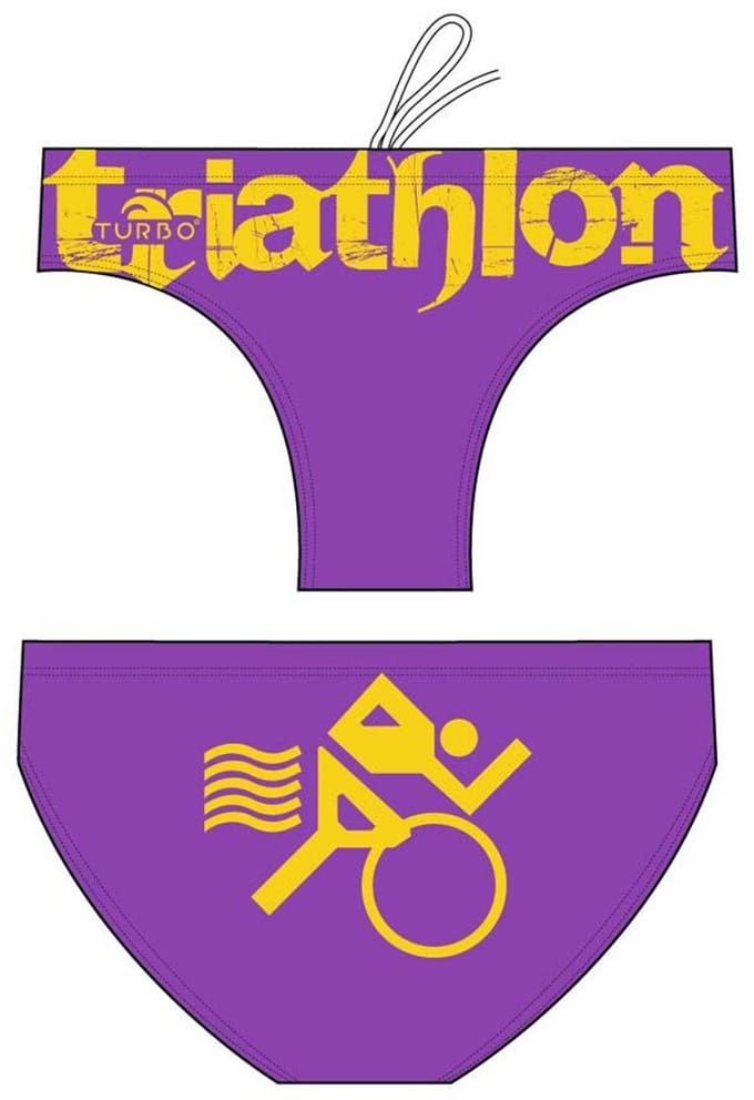 Turbo Triathlon Basic Zwemslip Paars M Man