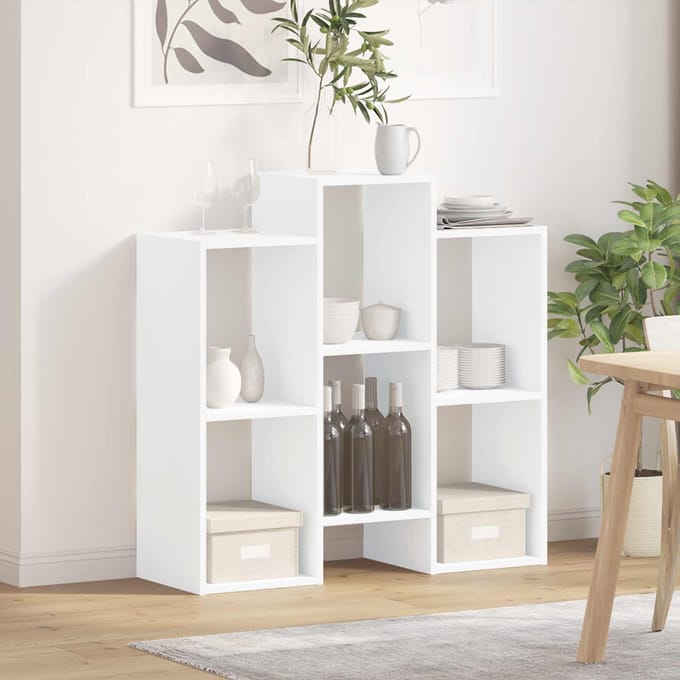 vidaXL - Dressoir - Wit - 90 - x - 30 - x - 90 - cm