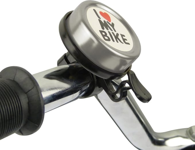 Dresco Fietsbel - I love my bike - Jongen