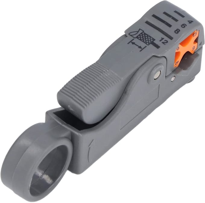 Allecto - Coaxial Kabel Stripper - Handmatige Draadstripper