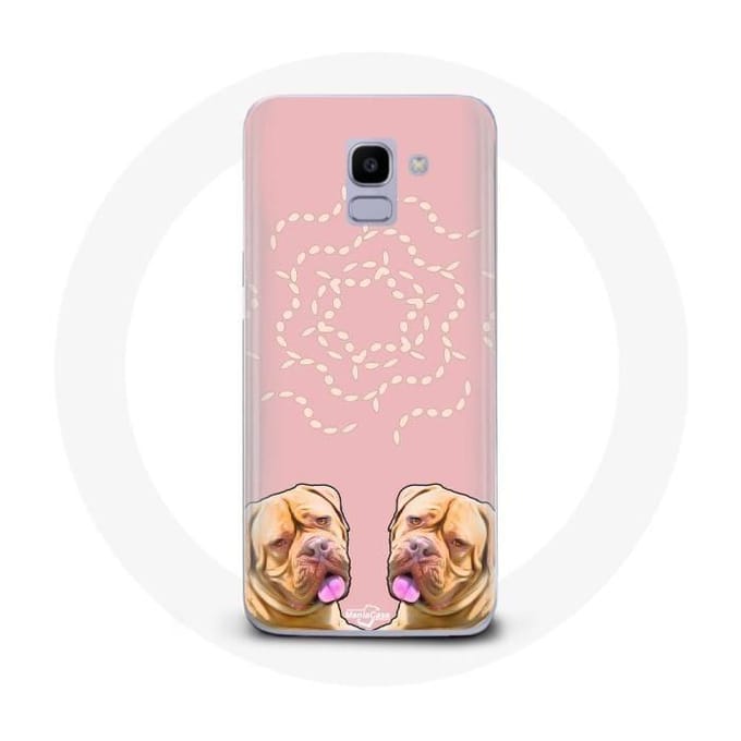 Coque - Samsung - Galaxy A8 2018 - Dogue de Bordeaux - Symétrique - Souple