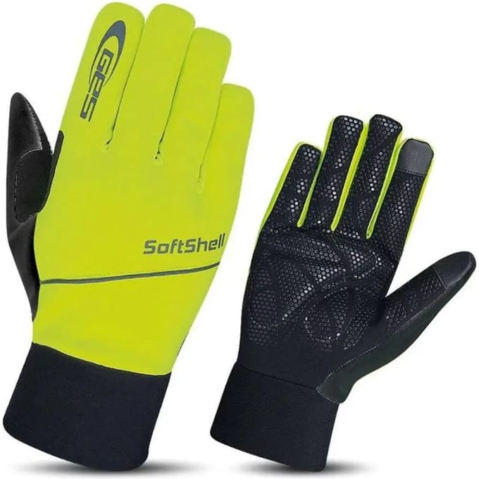 Ges Softshell Handschoenen Geel M Man