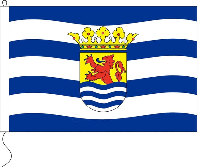 Zeeuwse vlag Zeeland 20 x 30cm
