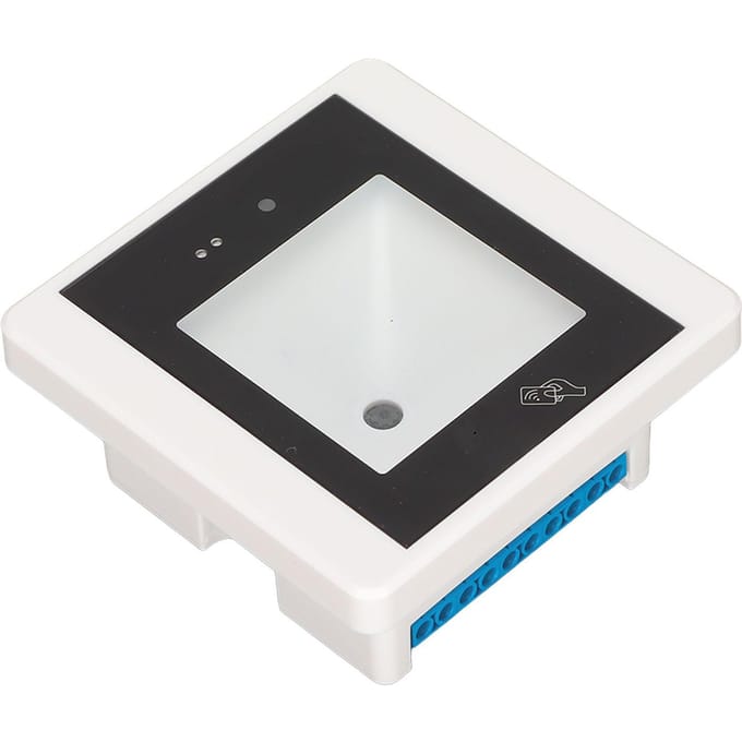 Scanner de codes-barres multifonction pour bureau, lecteur de cartes de contrôle d'accès, code-barres 1D 2D QR, lecteur d'identification IC R35C white