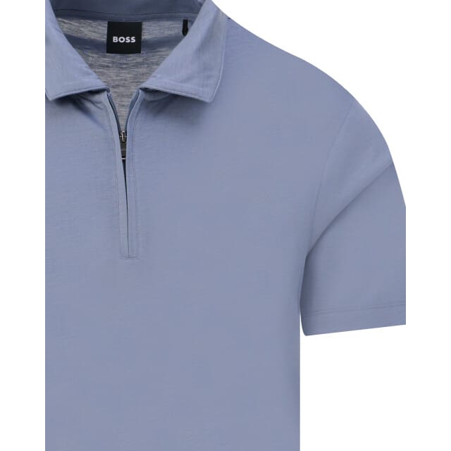 regular fit poloshirt van mix van katoen en lyocell model 'H-PARAS 50'