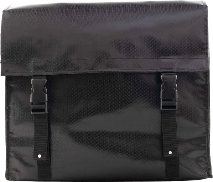 Beck Nostalgic - Fietstas - zwart - glans - 52L