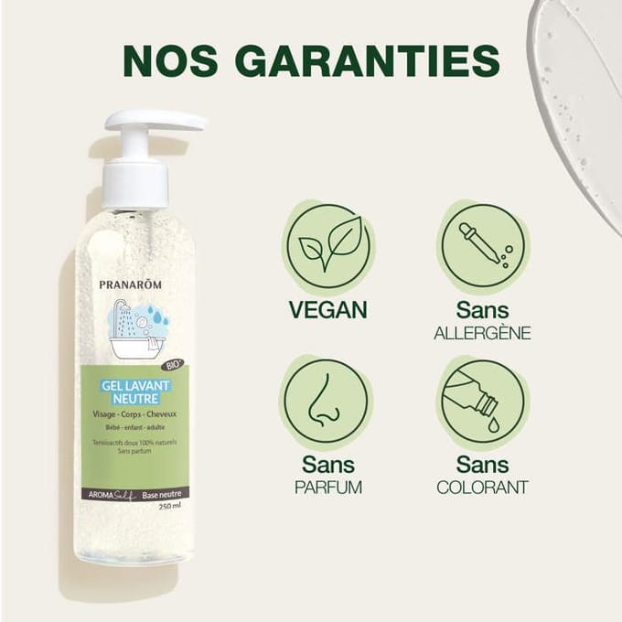 Pranarom - Neutrale reinigingsgel - Bio - 250 ml