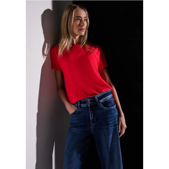 Shirt in effen kleur