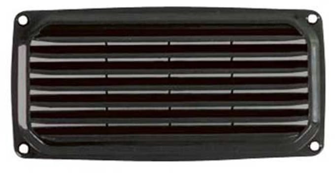 PLASTIMO VENTILATIEGRILLE ZWART 10X20CM