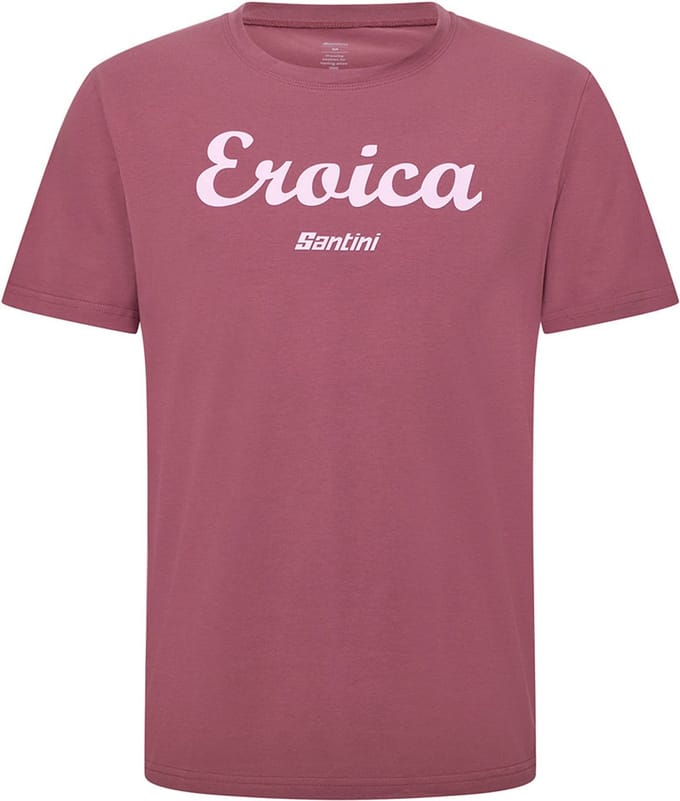 Santini Eroica Strada T-shirt Met Korte Mouwen Roze S