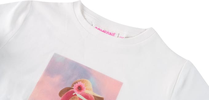 Someone OONA-SG-02-C Meisjes T-shirt - ECRU