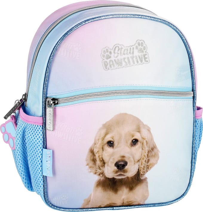 Starpak rugzak - schooltas - 24x20x9 cm - Puppy - hond - mini