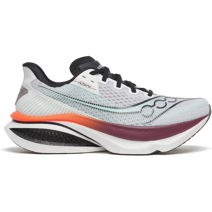 Saucony Endorphin Azura Sneakers Heren - Wit - Maat 48 - Mesh/Synthetisch