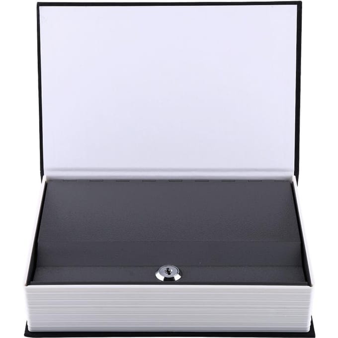 Creatief Engels Woordenboek Kluis Geld Sieraden Collectie Opbergkoffer met 2 Sleutels (Midden) white