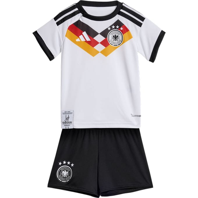 Adidas Germany Truien/Replica's Baby - Wit - Maat 75 - 80 CM - Poly Mesh
