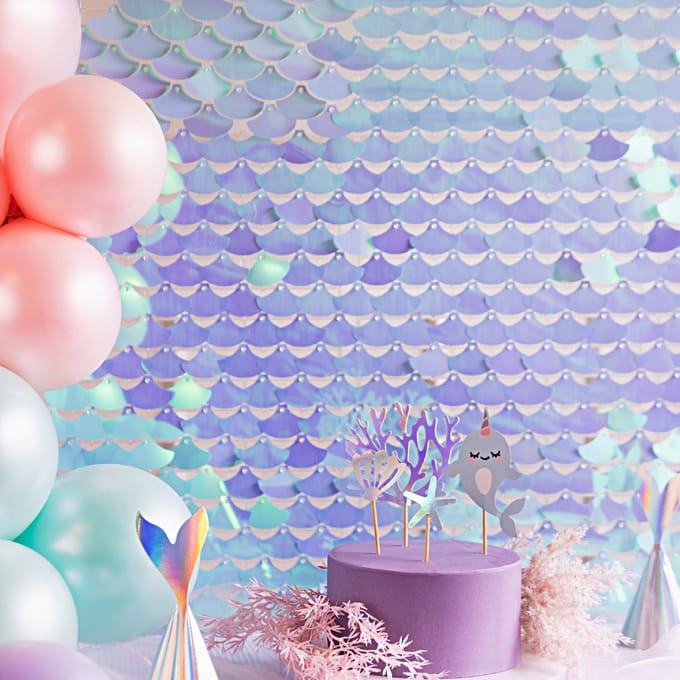 Backdrop Paneel – Lila Schubben