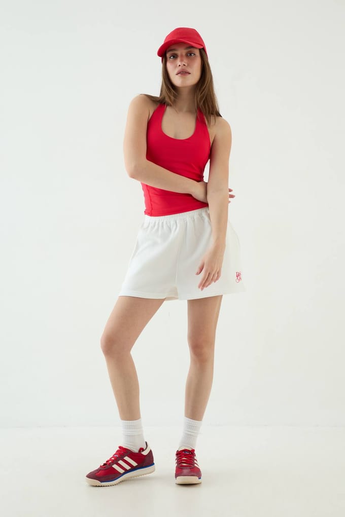 Dames Dsgn Studio Sports Sculpt Haltertop Met Naaddetail En Padding | Chilli | Maat: XL